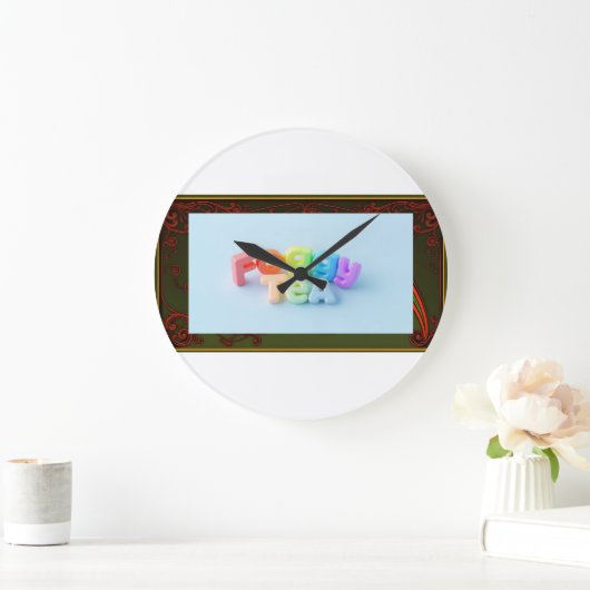 Foggy clock ラージ壁時計 (ホーム)