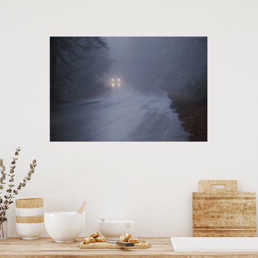 Foggy drive ポスター (キッチン)