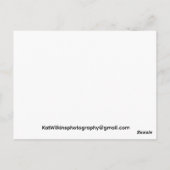 Foggy Elk Family ポストカード (裏面)