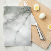 Foggy Forest Nature Photograph Kitchen Towel キッチンタオル (四つ折り)