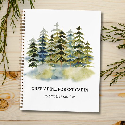 Foggy Forest Vacation Rental Guest Book ノートブック