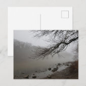 Foggy River, Scioto Park, Dublin, Ohio ポストカード (正面/裏面)