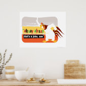 Foghorn That's A Joke, Son ポスター (キッチン)