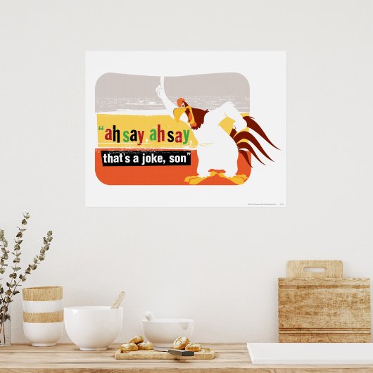 Foghorn That's A Joke, Son ポスター (キッチン)