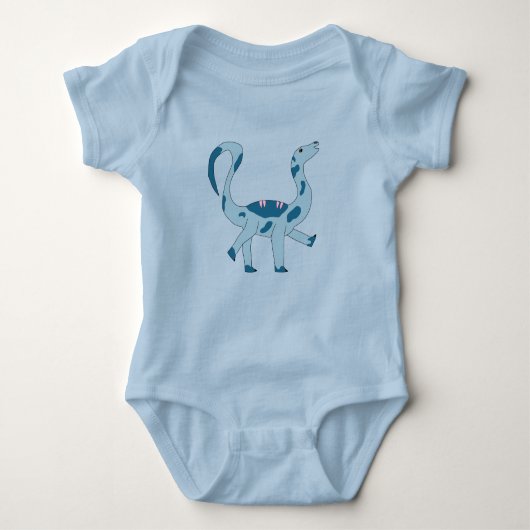 Foghorn the Apatosaurus Baby Bodysuit ベビーボディスーツ (正面)