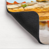 Fogoの島の魚釣りの掘っ建て小屋のマウスパッド マウスパッド (コーナー)