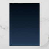 *FOIL実在*メリークリスマスのサンタのスリー 箔シーズンカード (裏面)