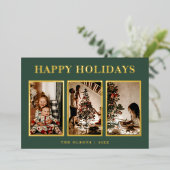 FOIL ミニマリスト クラシック ホリデー グリーン 3 フォト (立ち正面)