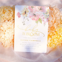 Foil, 箔, ホイル, フォイル | ベビー開花赤面ピンクフローラベビーシャワー