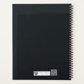 Foil-Accented World Map | Antique Cartography Gold プランナー手帳 (裏面)