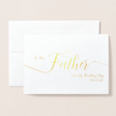 Foil Card 箔カード (封筒付き正面)