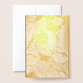 Foil Card 箔カード (裏面封筒付き)