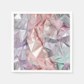 Foil Crinkle Pattern スタンダードカクテルナプキン (正面)