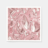 Foil Crinkle Pattern スタンダードカクテルナプキン (正面)