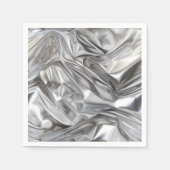 Foil Crinkle Pattern スタンダードカクテルナプキン (正面)