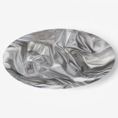 Foil Crinkle Pattern ペーパープレート (アングル)