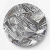 Foil Crinkle Pattern ペーパープレート (正面)