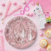 Foil Crinkle Pattern ペーパープレート (パーティー)