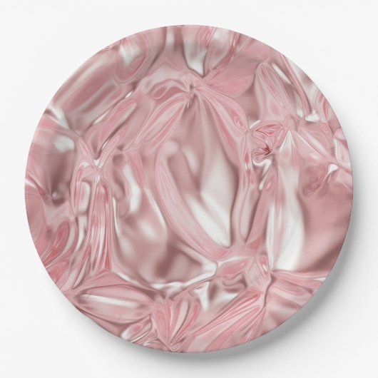Foil Crinkle Pattern ペーパープレート (正面)