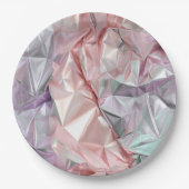 Foil Crinkle Pattern ペーパープレート (正面)