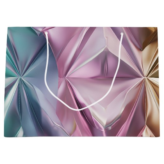 Foil Crinkle Pattern ラージペーパーバッグ (正面)