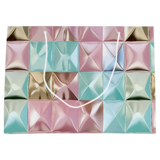 Foil Crinkle Pattern ラージペーパーバッグ (正面)