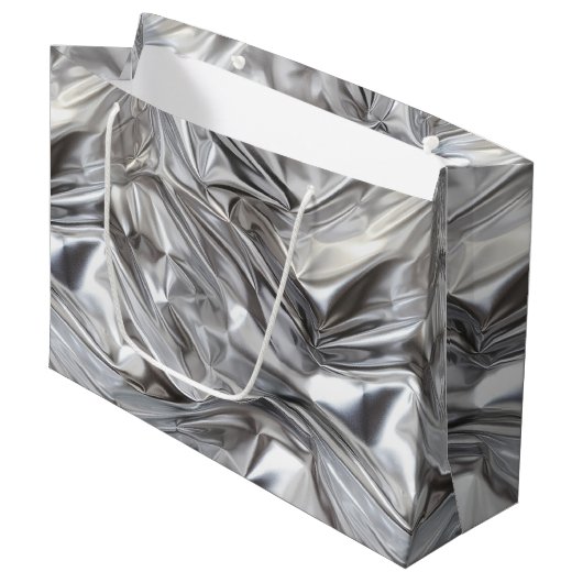 Foil Crinkle Pattern ラージペーパーバッグ (正面アングル)
