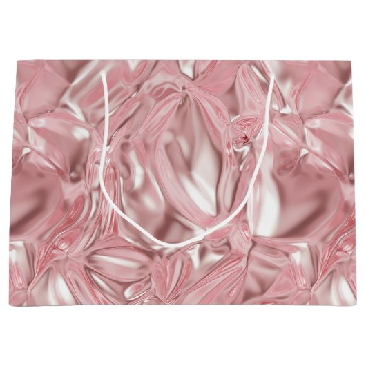 Foil Crinkle Pattern ラージペーパーバッグ (正面)