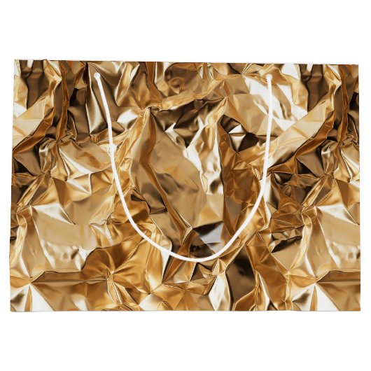Foil Crinkle Pattern ラージペーパーバッグ (裏面)