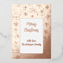 Foil Doodle Christmas Sleigh Pattern