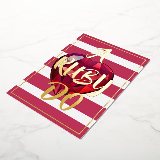 Foil-Einladung 箔招待状 (回転した状態)