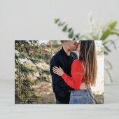 Foil Elegant Deco Joy Frame Holiday Photo Card 箔招待状 (立ち正面)