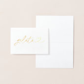 Foil Gelato Food Label Wedding Table Card 箔カード (ディスプレー)