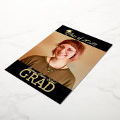 Foil Graduation Invitation 箔招待状 (回転した状態)