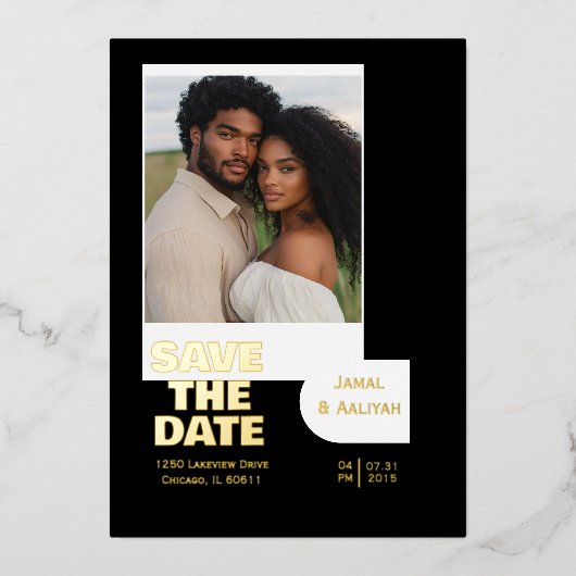 Foil Holiday Card 箔シーズンカード (正面)