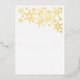Foil Holiday Card with Stars 箔シーズンカード