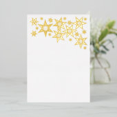 Foil Holiday Card with Stars 箔シーズンカード (立ち正面)