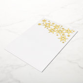 Foil Holiday Card with Stars 箔シーズンカード (回転した状態)