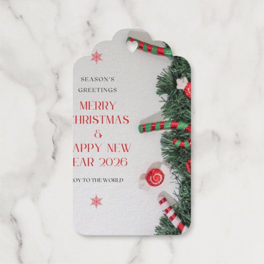 Foil Invitation ギフトタグ (裏面)