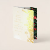 Foil Invitation 箔カード (正面)