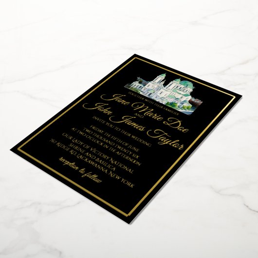 Foil Invitation 箔招待状 (回転した状態)