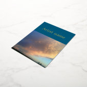 Foil Invitation Postcard 箔招待状ポストカード (回転した状態)