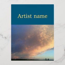 Foil Invitation Postcard 箔招待状ポストカード