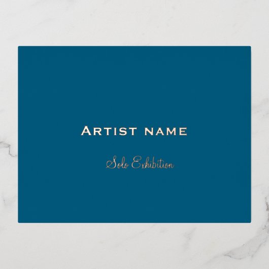 Foil Invitation Postcard 箔招待状ポストカード (正面)