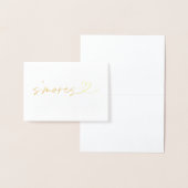 Foil S'mores Food Label Wedding Table Card 箔カード (ディスプレー)