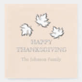 Foil Stamped Napkins 箔ナプキン (正面)