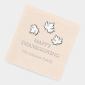 Foil Stamped Napkins 箔ナプキン (左)