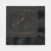 Foil Stamped Napkins 箔ナプキン (正面)