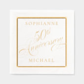 Foil Stamped Napkins 箔ナプキン (正面)