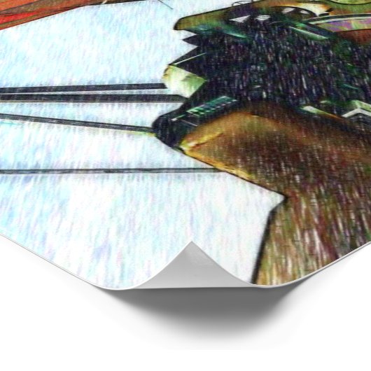 Fokker Cockpit ポスター (角)